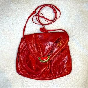 Vintage Red Sharif shoulder bag